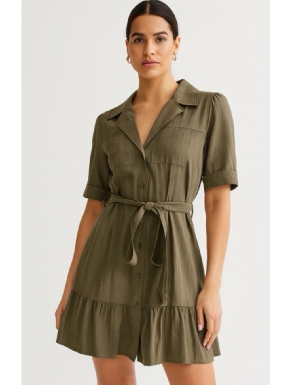 Paige Button Up Dress